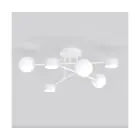 Emibig Luz de techo Holon Acero Blanco | Apta para 3x G9 - Max 8W, 3x GX53 - Max 12W