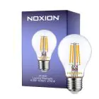 Noxion Lucent con Filamento LED E27 Pera Clara 4.5W 470lm - 827 Luz muy Cálida | Reemplazo 40W