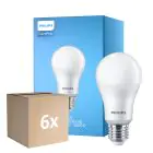 Multipack 6x Philips Corepro LED Bulbo E27 Pera Mate 13W 1521lm - 827 Luz muy Cálida | Reemplazo 100W