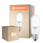 Multipack 6x Osram LED Superstar E27 Linear Mate 11W 1050lm - 940 Blanco Frio | Mejor Reproducción De Color - Regulable - Reemplazo 75W