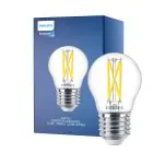 Philips MASTER LED Lustre E27 Esférica Con Filamento Clara 2.5W 340lm - 922-927 Dim To Warm | Mejor Reproducción De Color - Regulable - Reemplazo 25W
