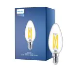 Philips MASTER LED E14 Vela Con Filamento Clara 3.4W 470lm - 922-927 Dim To Warm | Mejor Reproducción De Color - Regulable - Reemplazo 40W