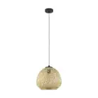 Eglo Colgante De Luz Dembleby Acero Negro | IP20 - Apta para 1x E27 