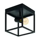 Eglo Luz de techo Silentina Acero Negro | IP20 - Apta para 1x E27 