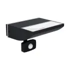 Eglo Luz De Pared Sorronaro Aluminium Negro 10W 1000lm - 830 Luz Cálida | IP65 - Sensor De Movimiento