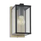 Eglo Luz De Pared Budrone Acero Negro | IP44 - Apta para 1x E27
