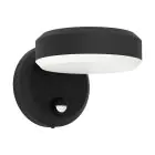 Eglo Luz De Pared Fornaci Acero Negro 3W 320lm - 830 Luz Cálida | IP65 - Sensor De Movimiento