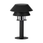 Eglo Lámpara de pedestal Chiappera Acero Negro | 800mm - IP54 - Apta para 1x E27