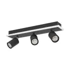 Eglo Luz de techo Rimbocchi 1 Acero Negro 20W 2500lm - 830 Luz Cálida | IP20